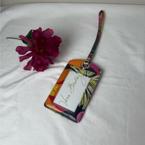 NWOT Vera Bradley Jazzy Blooms Luggage Tag Travel ID Bag Tag Floral Accessory